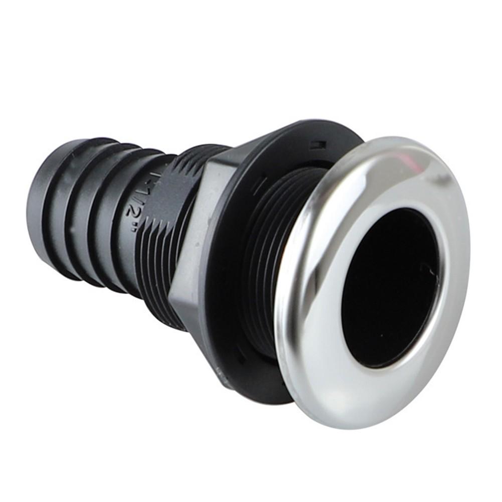 Thru Hull Hose Fitting Ensuring Efficient Drainage Across Multiple Settings