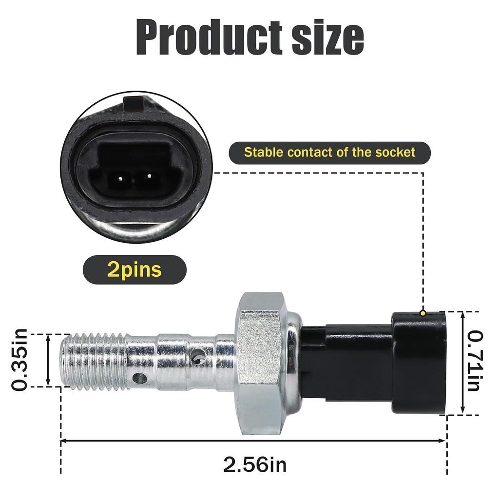 Brake Pressure Switch 4014262 4081117 791071 Fit for Polaris | Fit for Polaris Ranger XP 1000 for RZR 570 900 1000 for Turbo ACE 150 900 1000 for
