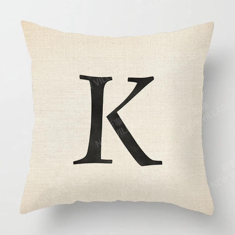 Home Living Room Fashion Letter Decoration Cushion Covers Linen Throw Pillow Covers45*45 Pillowcase 40x40cm 50x50 45x45