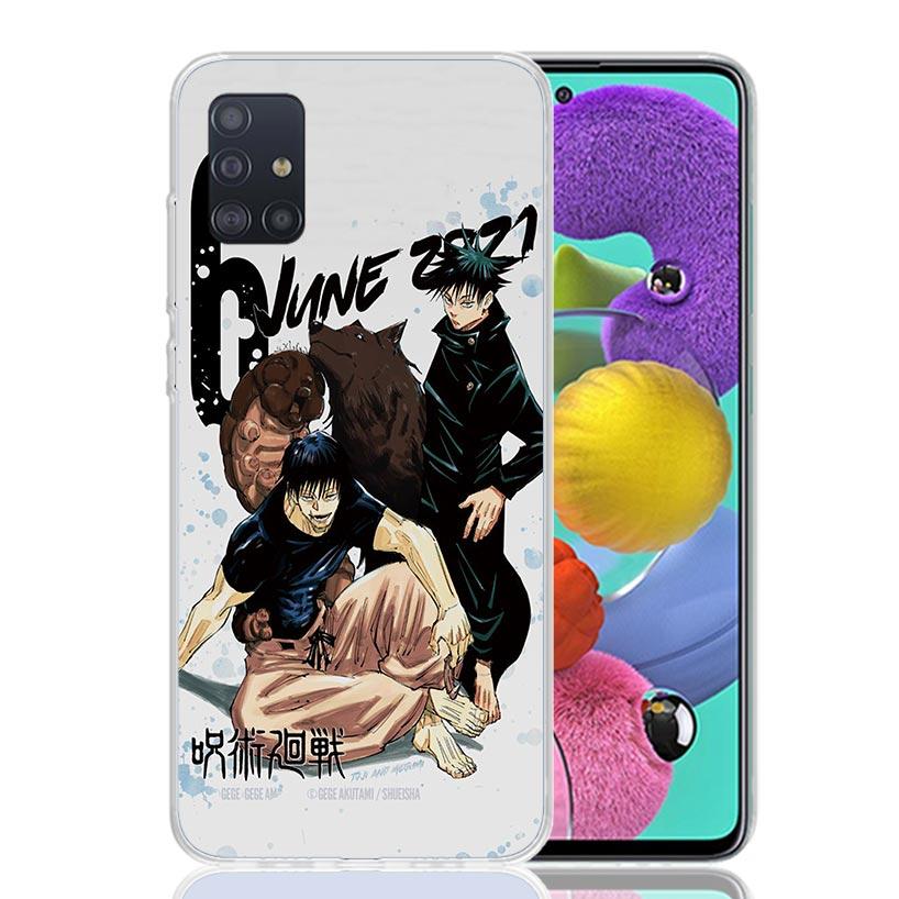 JujuKaisen Fushiguro Toji Phone Case For Samsung Galaxy A52 A32 A22 A12 A02S A50S A30S A51 A31 AA71 Note 20 Ultra 10 S10 Plus Ga