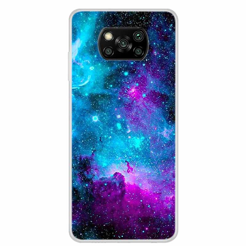 For Poco X3 Pro Case X3 NFC 6.67" Clear Marble Soft TPU Silicone Back Case for Xiaomi Poco X3 NFC Phone Covers Shockproof Fundas