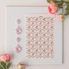 Flower Clay Transfer Paper Bird Flower Transfer Paper Water Soluble Transfer Paper for Clay Earrings Jewelry Making