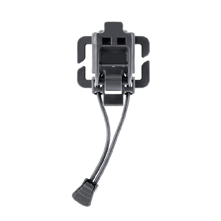 Зажим для фонарика Наружный Многофункциональный Тактический Колесный Зажим Для Пеших Прогулок Подвесная Пряжка чёрный