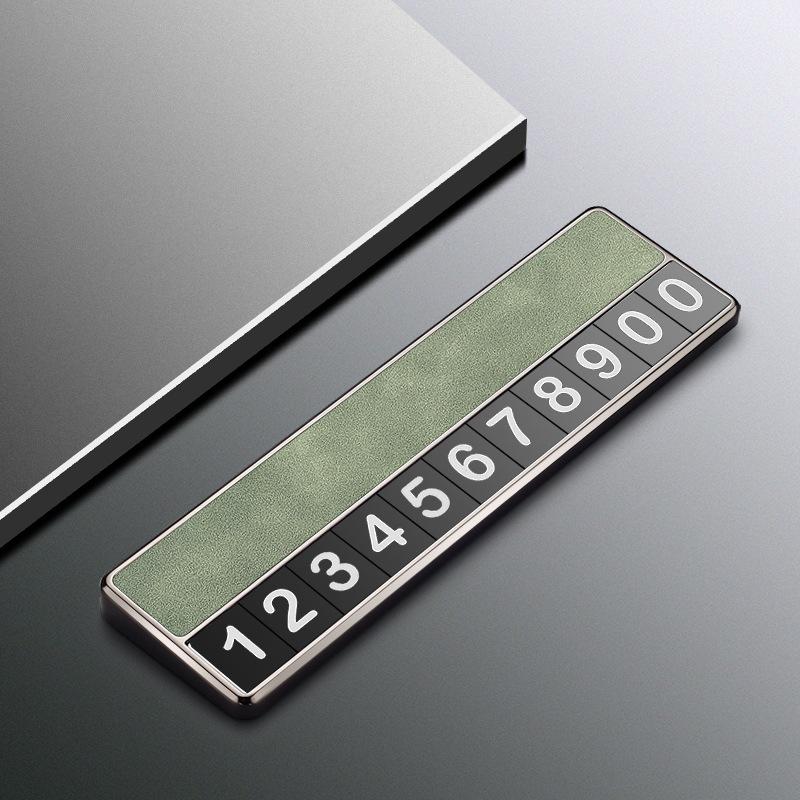 Tesla Model Y/X/S Temporary Phone Number Parking Plate