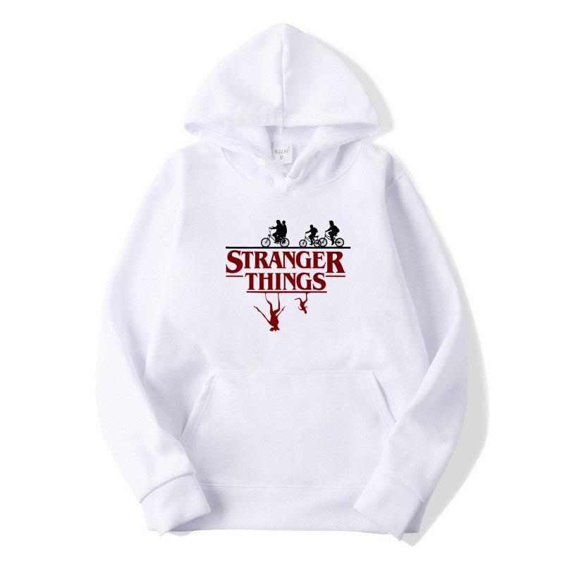 2025 Kids European & American STRANGER THINGSKAT Cartoon Fleece Hoodie for Autumn/Winter