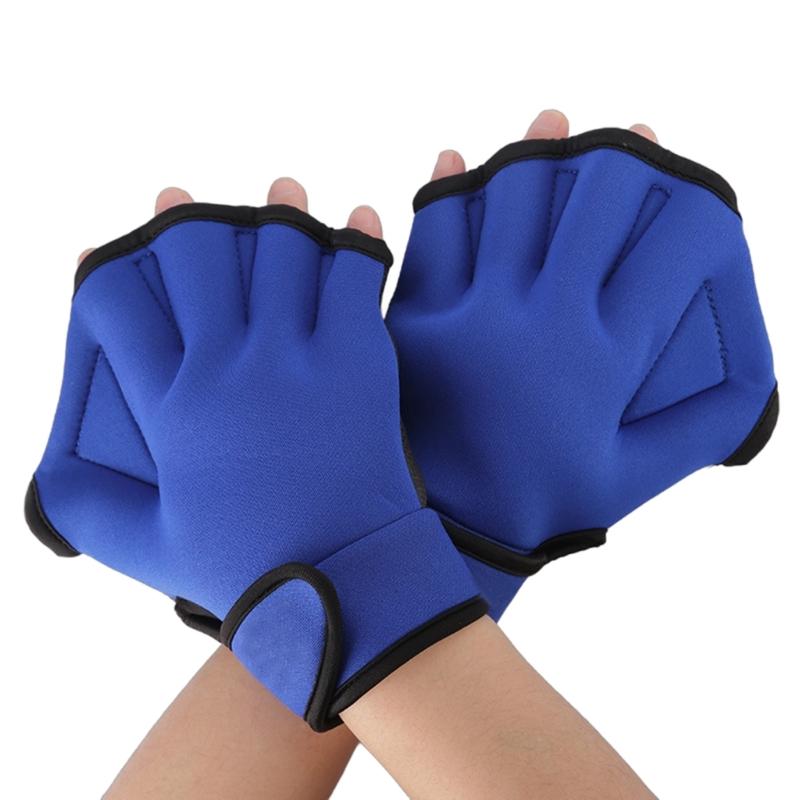 Swimming Gloves Webbed Finger Aquatic Gloves, Webbed Swim Gloves Aquatic Gloves