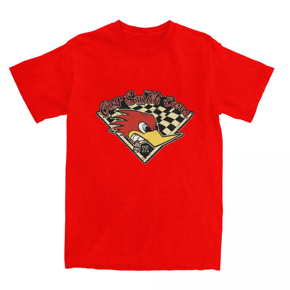 

Made In The USA TShirt Mens Cotton Tops Harajuku MrHorsepower Clay Smith Cams Round Neck Short Sleeve S