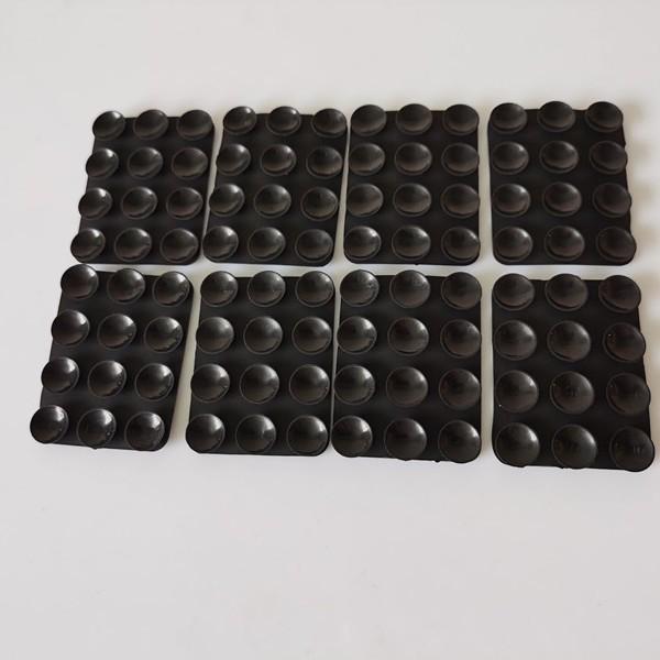 Silikonowa przyssawka do telefonów komórkowych - Kwadratowa, Jednostronna, Zestaw 12 szt.