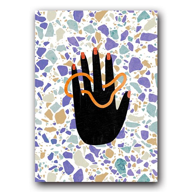 Woman Abstract Decorative Painting Canvas Poster Abstract Wall Art Painting Print Minimalist Nordic Decoration Picture Home Deco
