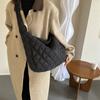 Casual cute large-capacity bag, college student tote bucket bag, autumn new foreign style fashion shoulder bag