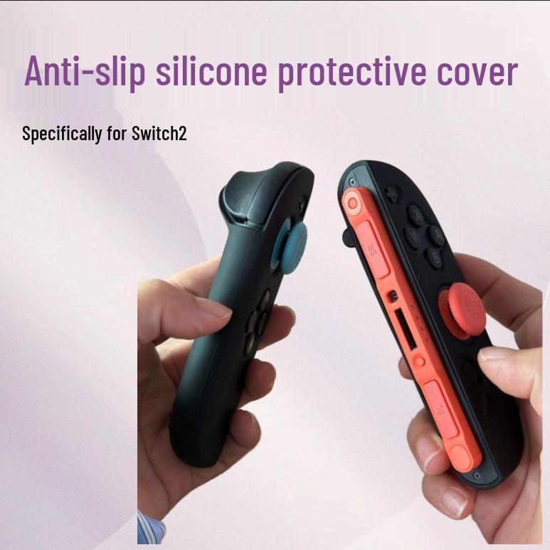 Switch2 Controller Silicone Protective Case - Anti-drop Protective Shell for NS2 Console Controllers
