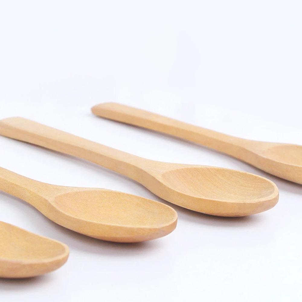 Anti-drop Bamboo Spoon Natural Materials Teaspoon Household Honey Spoon  Yogurt