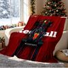 Red Bull Racing Pattern Blanket for Home Decoration, Bed, Sofa, Car Travel, Camping, Suitable for All Seasons, Birthday Christmas Gift