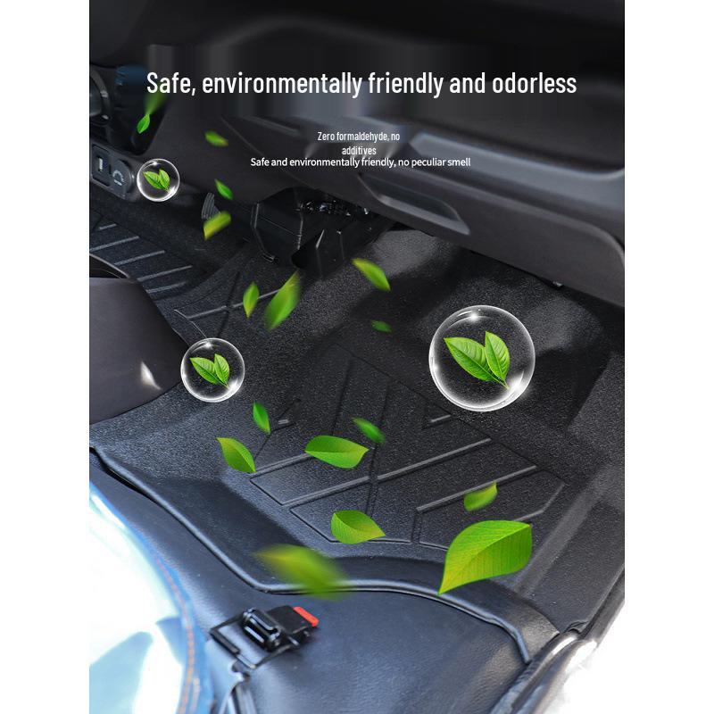 TPE Waterproof, Wear-Resistant Front Floor Mats for Foton Xiangling M1 Single-Row Flatbed Trucks