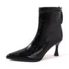 Sexy Pointed Toe High Heels Ankle Women Boots Chelsea Leather Shoes Winter 2025 Trend New Office Elegant Shoes Pumps Botas Mujer