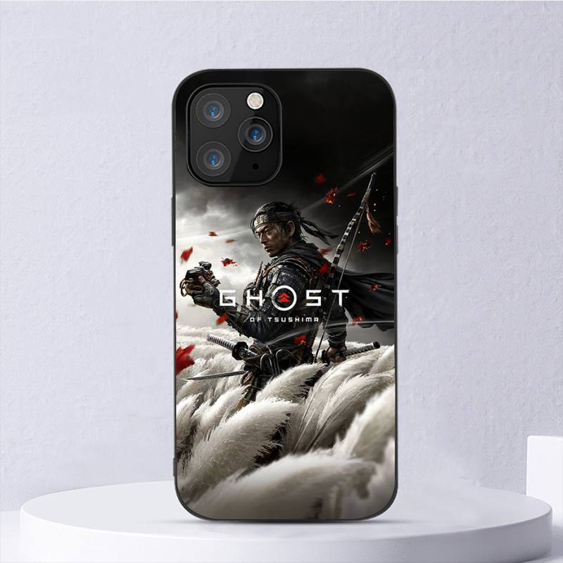 Ghost Of Tsushima Phone Case For Iphone 11 12 Mini 13 14 Pro Xs Max X 8 7 6s Plus 5 Se Xr Shell