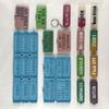 2PCS Word Resin Molds Silicone Keychain Epoxy Casting Mold for Key Fob Luggage Tag for DIY 2Pieces Crafts Pendant Making