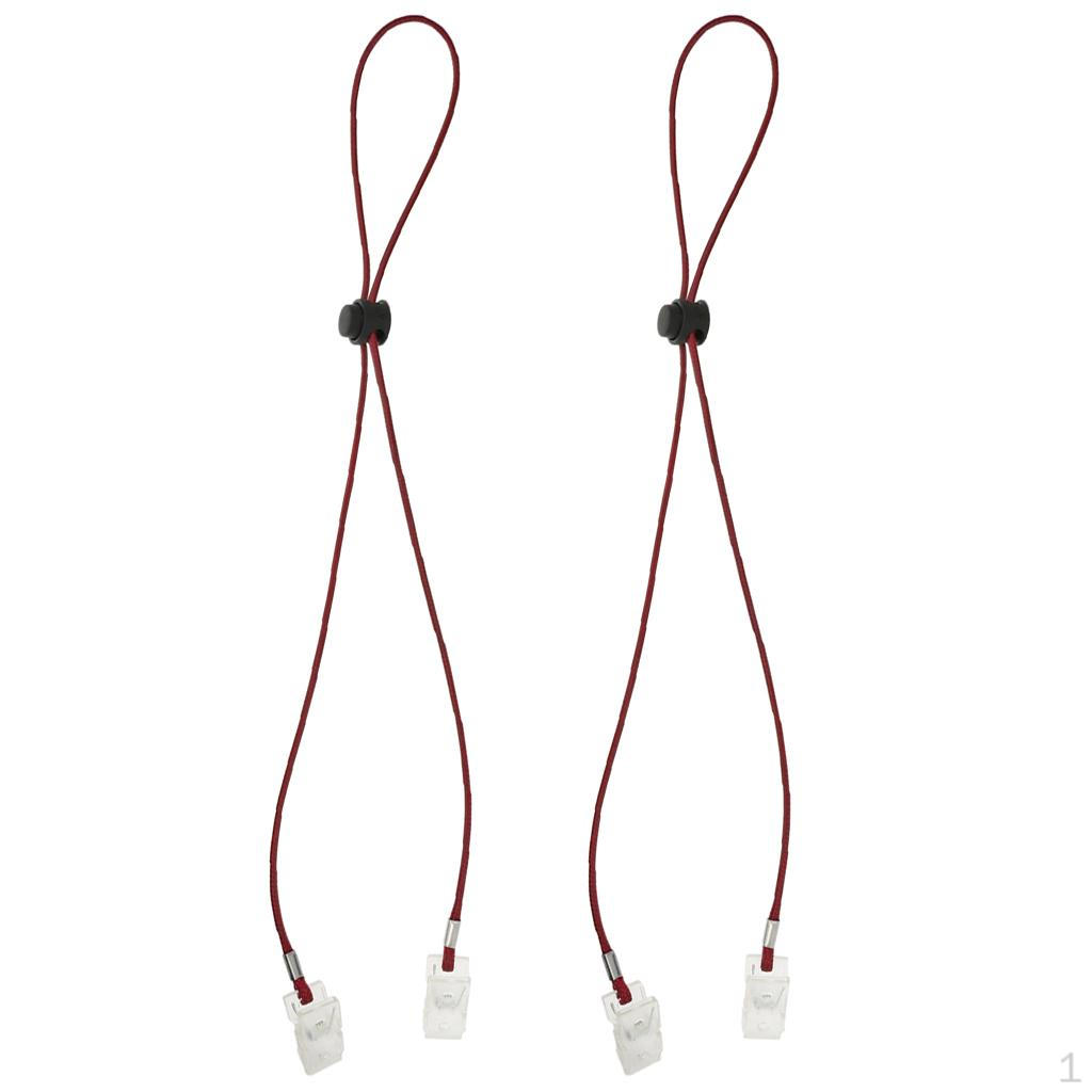 2 Serviettenclip-Kette Flexibler Halter für ältere Erwachsene Baby