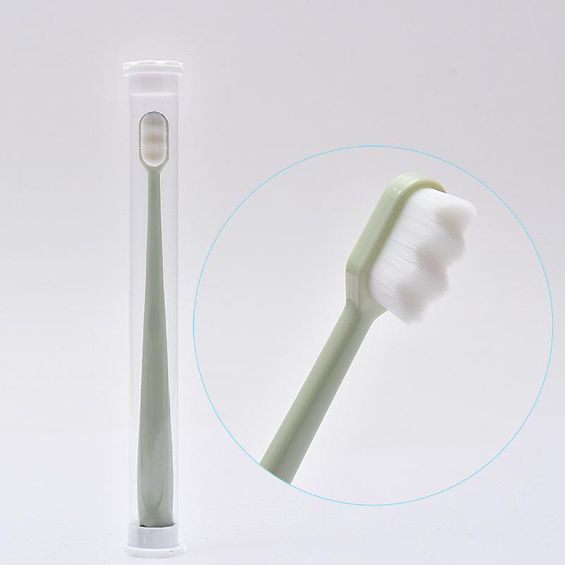Ultra-Soft Nano Bristle Toothbrush for Adults & Pregnant Women - Gentle Gum Care & Effective Cleaning