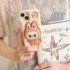 Cartoon Stand Pull-Cloth Case for iPhone 14/13/12/11 and 17/16/15 Pro Max