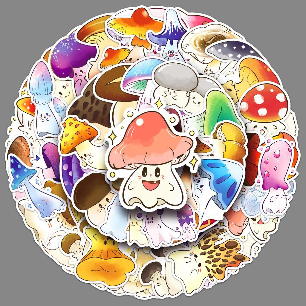 51 Graffiti Stickers Cartoon Cute Hand-painted Decorative Mobile Phone Case Water Cup Hand Account Stickers