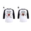 Hellfire Club T-Shirt Three-Quarter Sleeves Pullover Streetwear Women Men Aesthetic Graphic Printed Tees Clothes for Summer