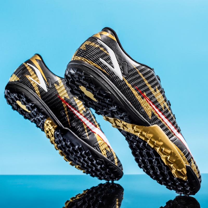 

2025 Pro Men Soccer Shoes AG/TF Youth Football Boots Kids Anti-Slip Training Soccer Cleats Low Cut Cleats 44