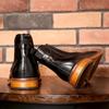 Autumn/Winter 2026 Men's Chelsea Slip-On Leather Boots: Top Grain Cowhide, Low Heel.
