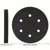 5pcs Interface Pad 6 Inch 6 Holes Hook and Loop Soft Sponge Cushion Buffer Pads for Sanding Disc 150mm Sander Pads