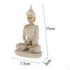 Thai Sitting Buddha Statue Carved Sandstone Hindu Religion Figurines Sculpture for Home and