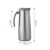 Stainless Metal Beverage Jug HeatResistant Steel Pitcher Shatterproof Tea Water Carafe for