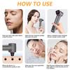 Heated Pore Vacuum Blackhead Remover 3 Suction LED Display USB Rechargeable Facial Tool Kit
