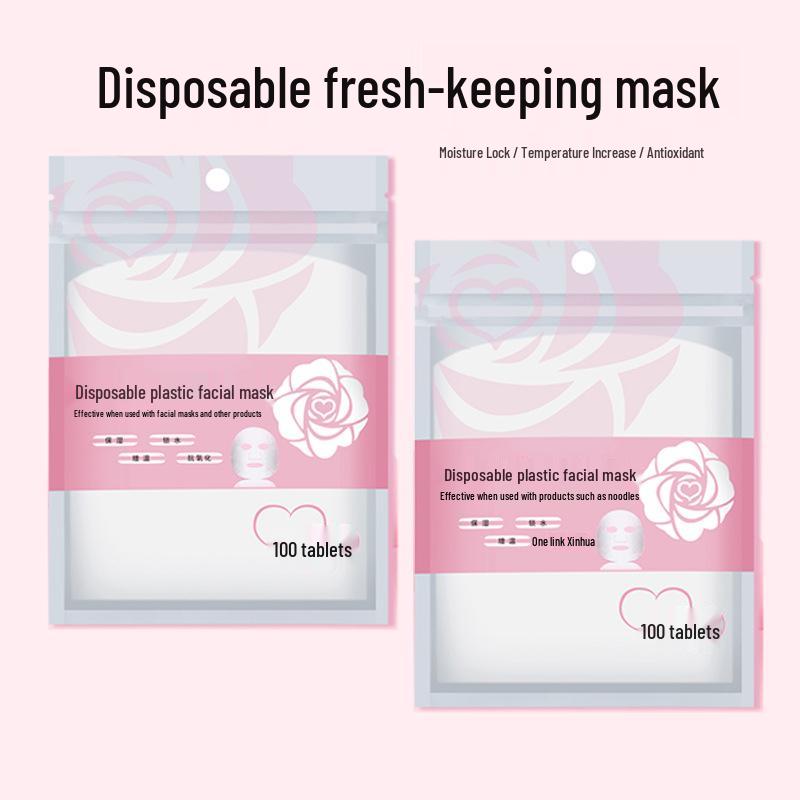 Disposable Moisturizing Face Wrap Stickers for Home Spa & Beauty Salon