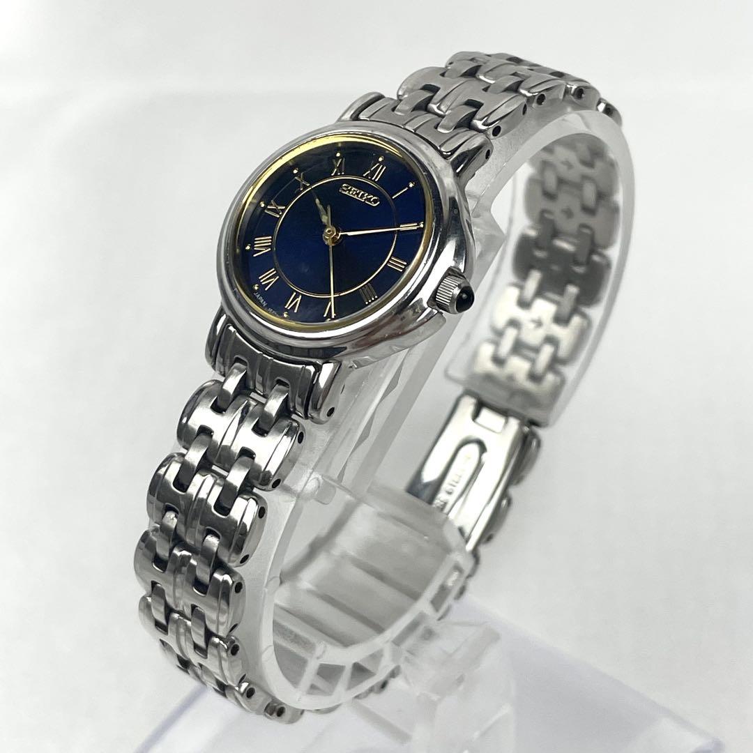 

[USED] Operation/Battery SEIKO Watch Navy with Genuine Strap