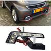 12V Car Daytime Running Lights DRL; Fog Lamps with 8 Pcs White LED Light Beads, Waterproof Bright Car Lights (1 Pair)