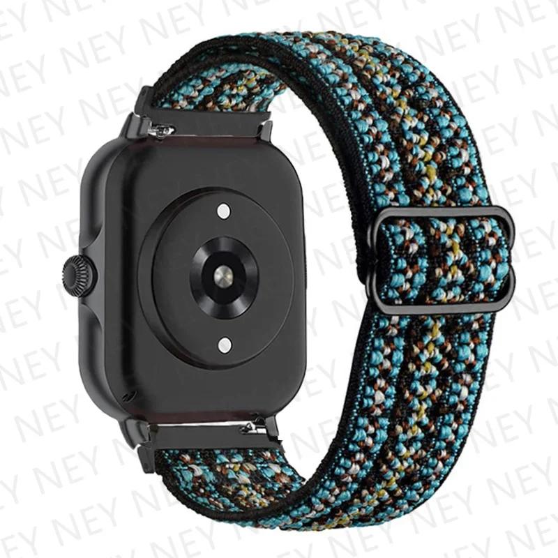 20mm/22mm Glänzendes elastisches Armband für Amazfit gts 4-3-2-2e-mini/GTR 4/3 Pro Band Amazfit Bip 5/Bip3 pro/Balance/GTS/GTR 4-3-2 Armbänder