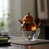 Large Capacity Heat-Resistant Borosilicate Glass Teapot Set
