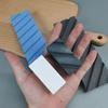 White Oilstone Sharpening Tool: Large & Small Striped Stones for Concave & Convex Blade Polishing