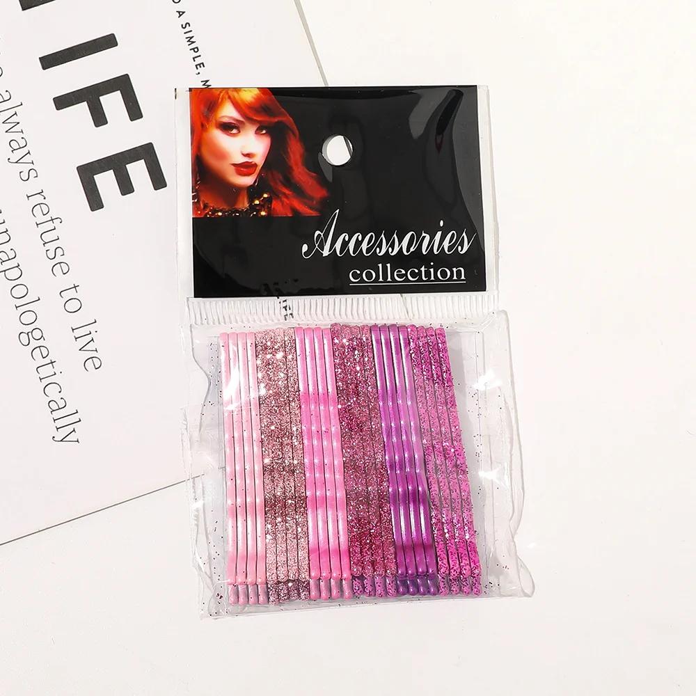 

Кудрявые волнистые заколки для волос женские цветные заколки для волос женские шпильки невидимки укладочные аксессуары для волос инструменты для ухода за красотой розовый