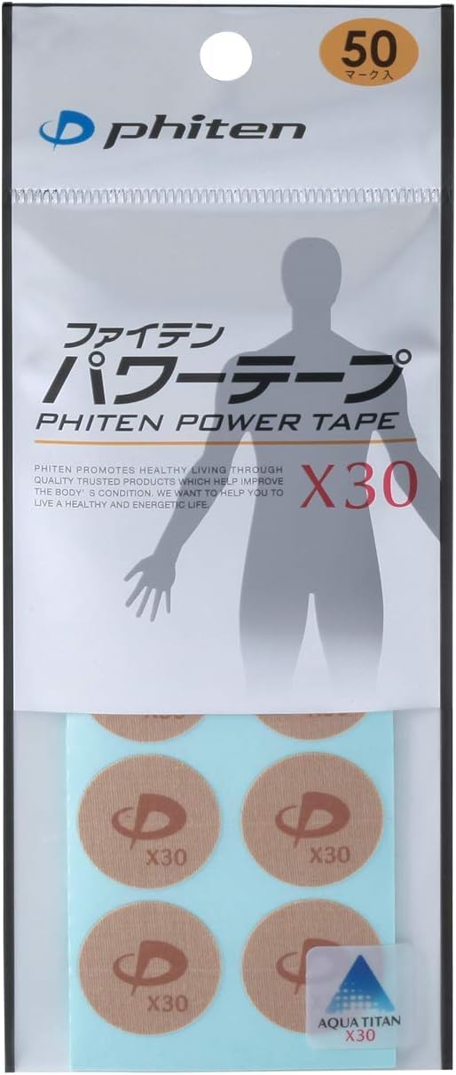 

Phiten Power Tape X30 50 Mark back [Скованные плечи] [Скованная шея] [Слабая боль] [Расслабление] [Поддержка производительности]