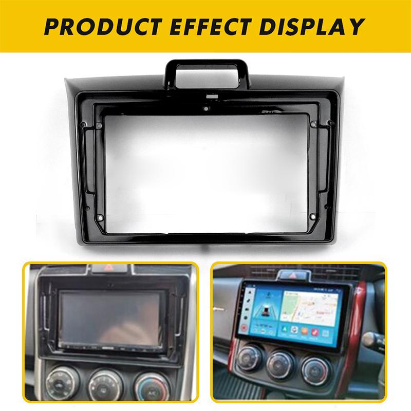 9 Inches Car Stereo Dash Radio Fascia Kit Installation Trim Panel Frame Double For TOYOTA COROLLA AXIO FIELDER 2015 DVD Frame