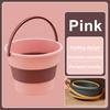 5/10L Silicone Bucket for Fishing Folding Bucket Car Wash Outdoor Fishing Supplies Square Bathroom Kitchen Camp Bucket