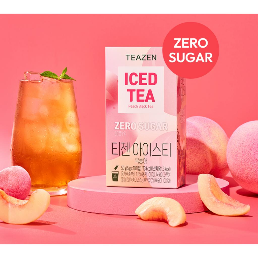 [TEAZEN] Zero Sugar Iced Tea Peach Black Tea