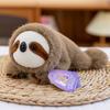 Sloth Capybara Husky Fox Raccoon Animal Plush Toy Doll Kids Room Gift Decoration
