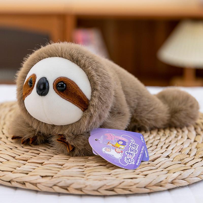 Sloth Capybara Husky Fox Raccoon Animal Plush Toy Doll Kids Room Gift Decoration
