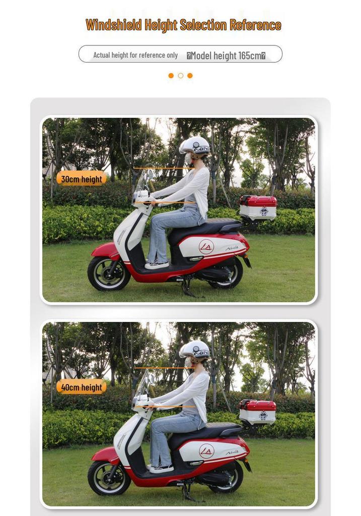 Wanlihao Windshield for Honda NS125LA Motorcycle/Scooter