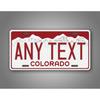 Personalized Colorado Metal Sign Wall Art Home Decor