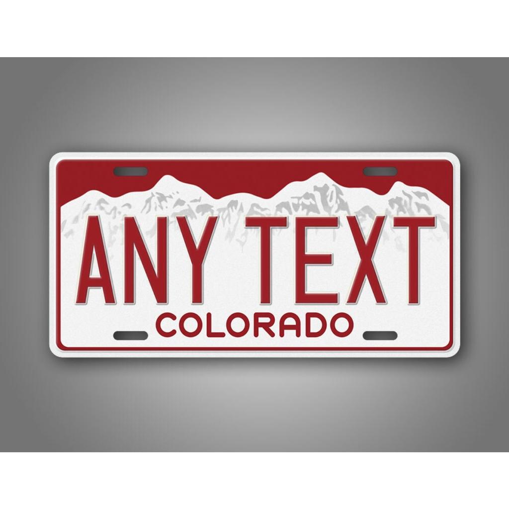 Personalized Colorado Metal Sign Wall Art Home Decor