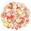 10pcs Alloy Enamel Christmas Charms Cute Xmas Pet Dog Bone Pendants For Jewelry Making DIY Earrings Necklace Gifts Accessories