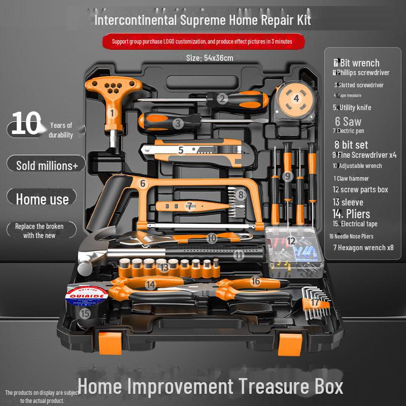 

Набор ручных инструментов Junwei Hardware для домашнего ремонта